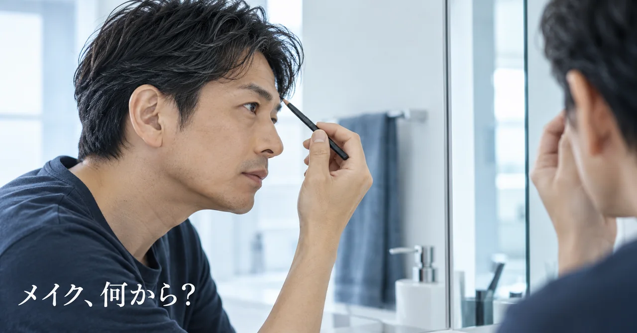 男性メイク調査のイメージ